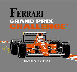 Ferrari - Grand Prix Challenge Title Screen